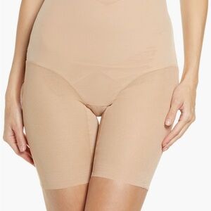 Honeylove Superpower Shorts -High-Waist Shapewear Shorts - Nude